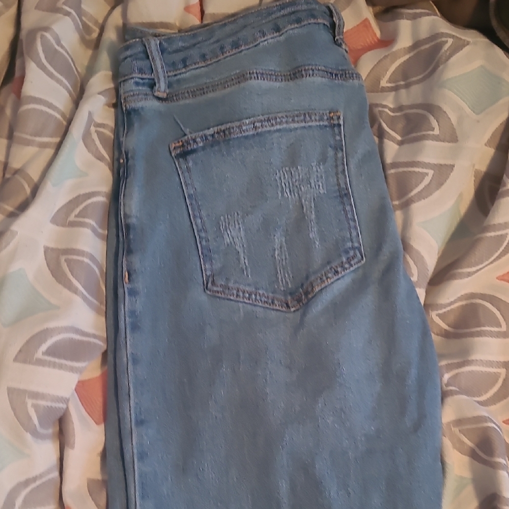 Rue21 Light Blue Wide Leg Jeans